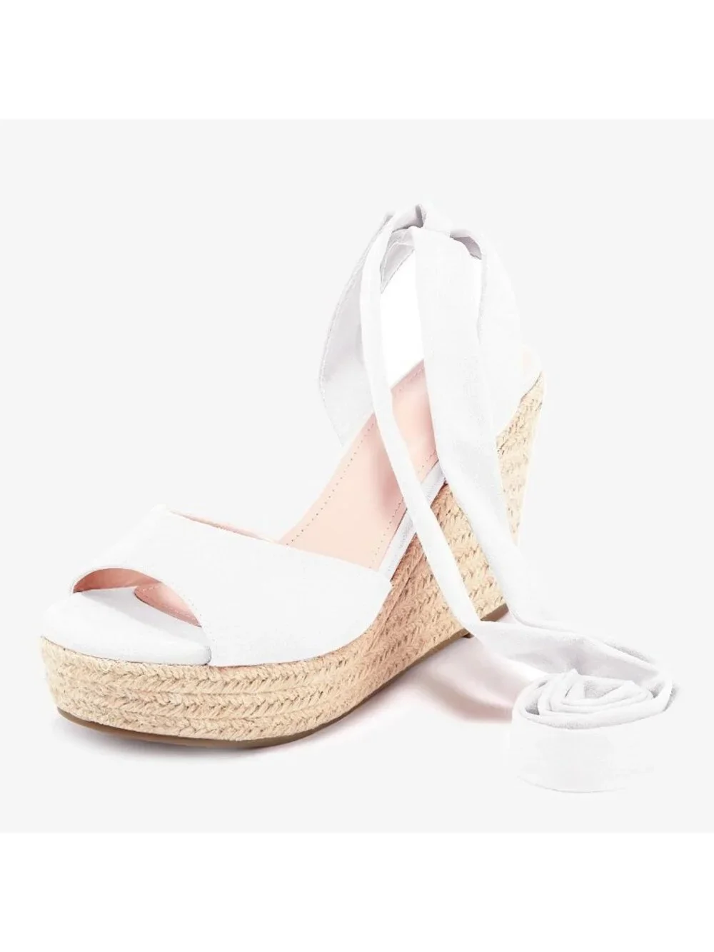 Stylish Women's Open Toe Espadrille Wedge Sandals with Ankle Strap - Summer